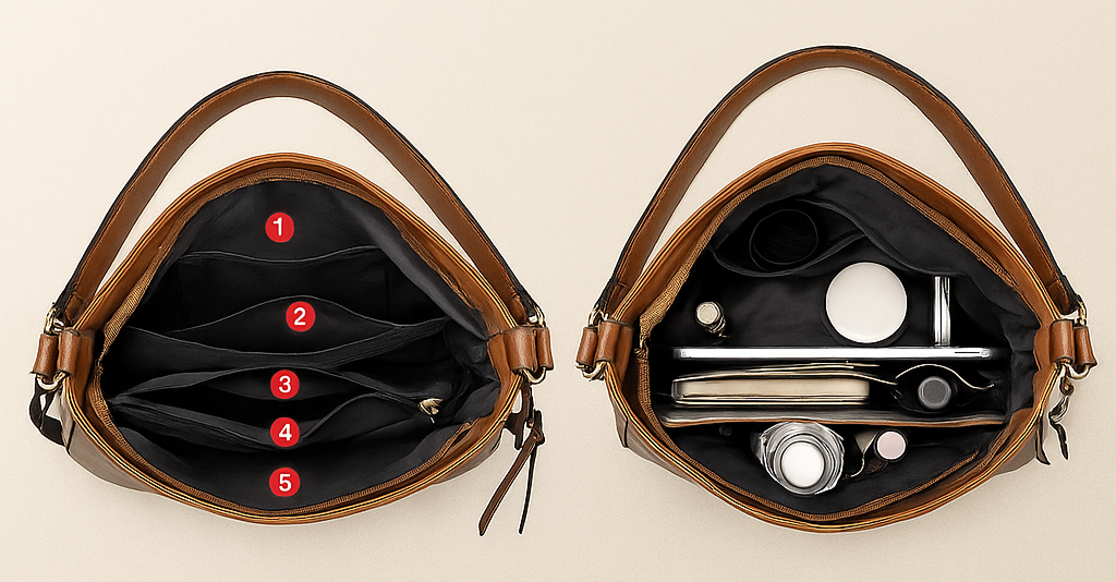 Mihaela | Geantă de lux din piele anti-furt și un portofel de buzunar gratuit