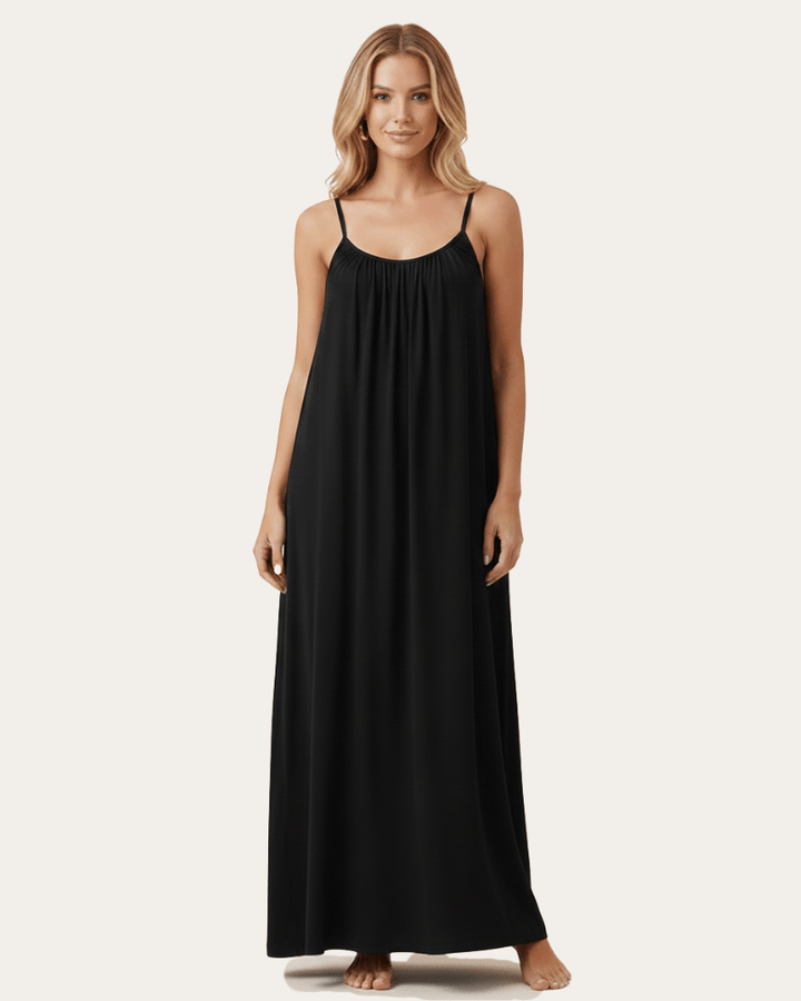 Antonia | Rochie lounge tip camisole, fără spate